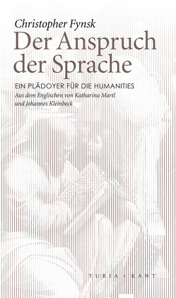 Der Anspruch der Sprache von Fynsk,  Christopher, Martl,  Katharina;Kleinbeck,  Johannes, Neue Subjektile