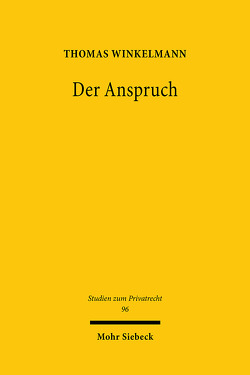 Der Anspruch von Winkelmann,  Thomas