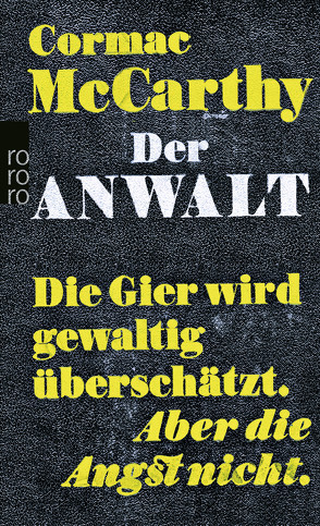 Der Anwalt von McCarthy,  Cormac, Stingl,  Nikolaus