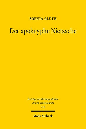 Der apokryphe Nietzsche von Gluth,  Sophia