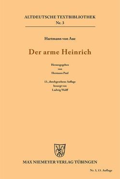 Der arme Heinrich von Hartmann, Paul,  Hermann, Wolff,  Ludwig