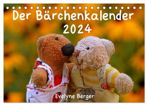 Der Bärchenkalender 2024 (Tischkalender 2024 DIN A5 quer), CALVENDO Monatskalender von Berger,  Evelyne