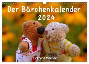 Der Bärchenkalender 2024 (Wandkalender 2024 DIN A3 quer), CALVENDO Monatskalender von Berger,  Evelyne