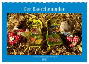 Der Baerchenladen, Teddys und Kunst zum Verlieben (Wandkalender 2024 DIN A2 quer), CALVENDO Monatskalender von Berger,  Evelyne