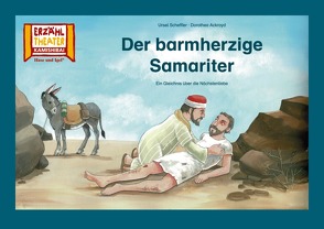 Der barmherzige Samariter / Kamishibai Bildkarten von Ackroyd,  Dorothea, Scheffler,  Ursel
