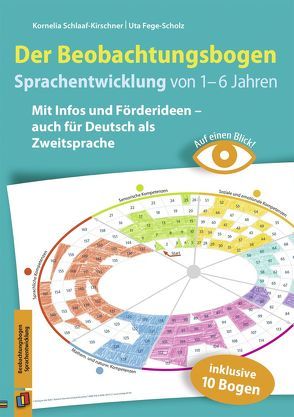 Der Beobachtungsbogen Sprachentwicklung von 1–6 Jahren von Fege-Scholz,  Uta, Schlaaf-Kirschner,  Kornelia