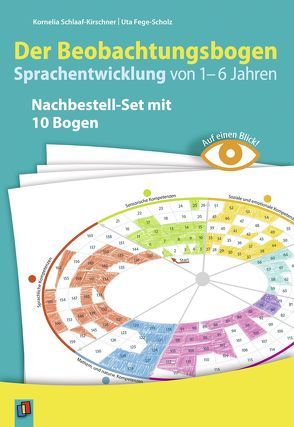Der Beobachtungsbogen Sprachentwicklung von 1–6 Jahren von Fege-Scholz,  Uta, Schlaaf-Kirschner,  Kornelia