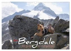 Der Bergdale – mit Hund im Hochgebirge (Wandkalender 2024 DIN A3 quer), CALVENDO Monatskalender von Becker,  Antje