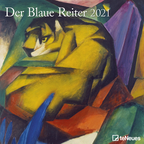 Der Blaue Reiter 2021 – Wand-Kalender – Broschüren-Kalender – 30×30 – 30×60 geöffnet