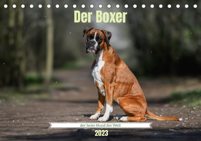 Der Boxer, der beste Hund der Welt (Tischkalender 2023 DIN A5 quer) von Janetzek,  Yvonne