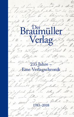 Der Braumüller Verlag und seine Zeit von Schuchter,  Bernd