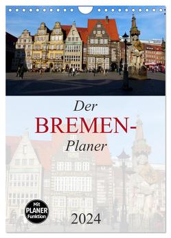 Der Bremen-Planer (Wandkalender 2024 DIN A4 hoch), CALVENDO Monatskalender von M. Laube,  Lucy