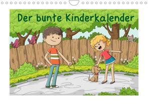 Der bunte Kinderkalender (Wandkalender 2022 DIN A4 quer) von Wolf,  Gabi