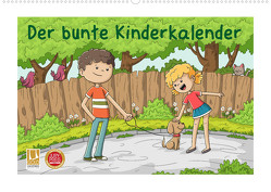 Der bunte Kinderkalender (Wandkalender 2023 DIN A2 quer) von Wolf,  Gabi