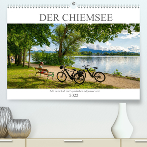 Der Chiemsee – Mit dem Rad im Bayerischen Alpenvorland (Premium, hochwertiger DIN A2 Wandkalender 2022, Kunstdruck in Hochglanz) von Meutzner,  Dirk
