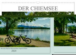 Der Chiemsee – Mit dem Rad im Bayerischen Alpenvorland (Wandkalender 2024 DIN A3 quer), CALVENDO Monatskalender von Meutzner,  Dirk