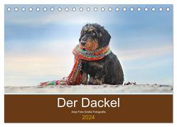 Der Dackel (Tischkalender 2024 DIN A5 quer), CALVENDO Monatskalender von Foto Grafia Fotografie,  Anja