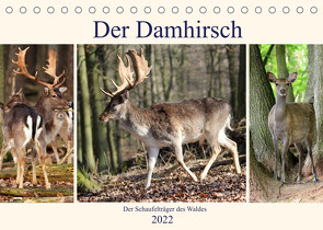 Der Damhirsch – Der Schaufelträger des Waldes (Tischkalender 2022 DIN A5 quer) von Klatt,  Arno