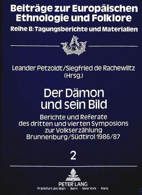 Der Dämon und sein Bild von de Rachewiltz,  Siegfried, Petzoldt,  Leander