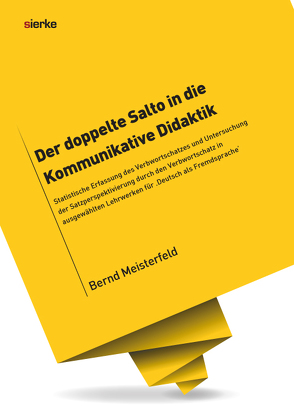 Der doppelte Salto in die Kommunikative Didaktik von Meisterfeld,  Bernd