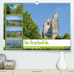 Der Drachenfels – Schöne Aussichten (Premium, hochwertiger DIN A2 Wandkalender 2021, Kunstdruck in Hochglanz) von Leonhardy,  Thomas