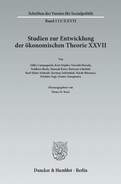 Der Einfluss deutschsprachigen wirtschaftswissenschaftlichen Denkens in Japan. von Kurz,  Heinz D.