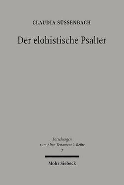 Der elohistische Psalter von Süssenbach,  Claudia
