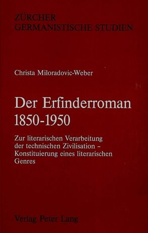 Der Erfinderroman 1850 – 1950