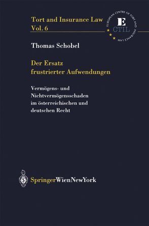 Der Ersatz frustrierter Aufwendungen von Schöbel,  Thomas