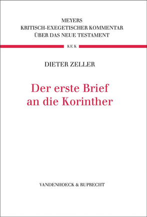 Der erste Brief an die Korinther von Zeller,  Dieter