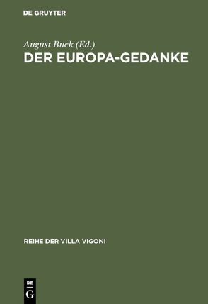 Der Europa-Gedanke von Buck,  August