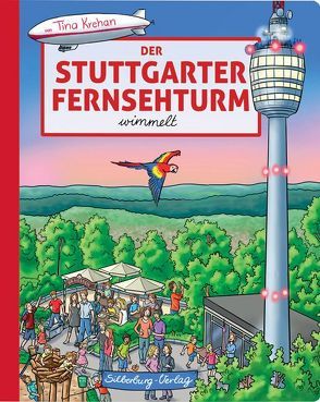 Der Stuttgarter Fernsehturm wimmelt von Krehan,  Tina