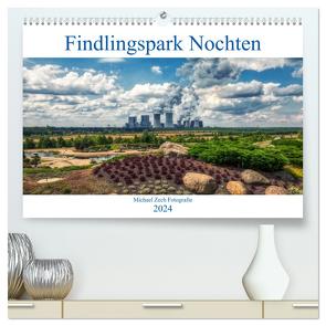 Der Findlingspark in der Lausitz (hochwertiger Premium Wandkalender 2024 DIN A2 quer), Kunstdruck in Hochglanz von Zech Fotografie,  Michael