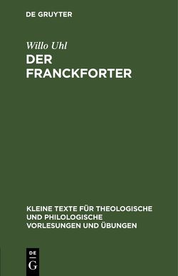 Der Franckforter von Uhl,  Willo