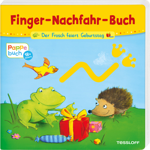 Finger-Nachfahr-Buch Der Frosch feiert Geburtstag von Fritz,  Johanna