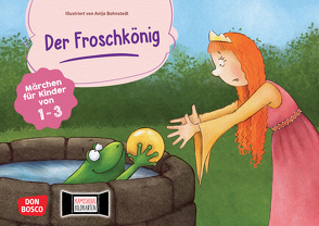 Der Froschkönig. Kamishibai Bildkartenset von Bohnstedt,  Antje, Grimm Brüder, Klement,  Simone