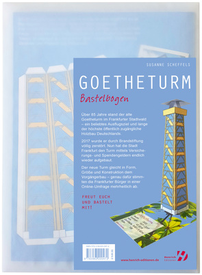 Der Goetheturm – Bastelbogen von Scheffels,  Susanne