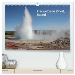 Der goldene Zirkel, Island (hochwertiger Premium Wandkalender 2024 DIN A2 quer), Kunstdruck in Hochglanz von Brunhilde Kesting,  Margarete