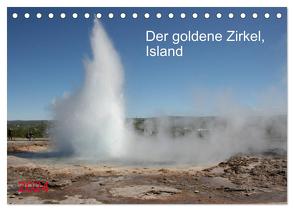 Der goldene Zirkel, Island (Tischkalender 2024 DIN A5 quer), CALVENDO Monatskalender von Brunhilde Kesting,  Margarete