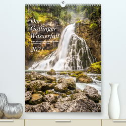 Der Gollinger Wasserfall (Premium, hochwertiger DIN A2 Wandkalender 2021, Kunstdruck in Hochglanz) von Reicher,  Thomas