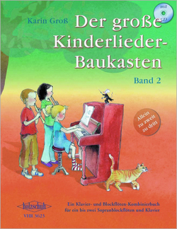 Der große Kinderlieder-Baukasten, Band 2 (mit CD) von Groß,  Karin