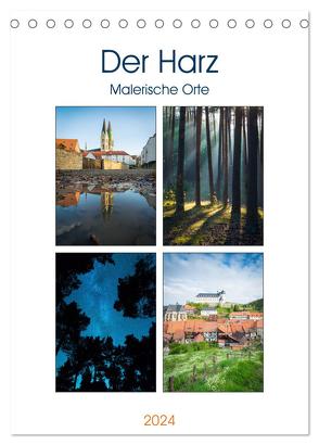Der Harz – Malerische Orte (Tischkalender 2024 DIN A5 hoch), CALVENDO Monatskalender von Wasilewski,  Martin