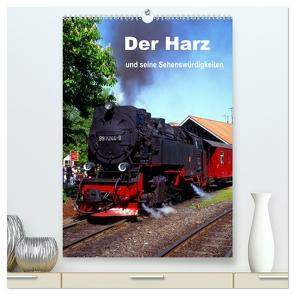 Der Harz und seine Sehenswürdigkeiten (hochwertiger Premium Wandkalender 2024 DIN A2 hoch), Kunstdruck in Hochglanz von Reupert,  Lothar