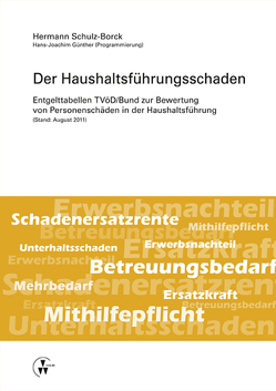 Der Haushaltsführungsschaden von Schulz-Borck,  Hermann