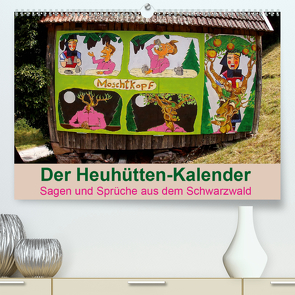 Der Heuhütten-Kalender (Premium, hochwertiger DIN A2 Wandkalender 2021, Kunstdruck in Hochglanz) von Weiler,  Michael