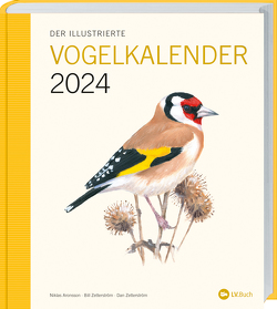 Der illustrierte Vogelkalender 2024 von Aronsson,  Niklas, Bill und Dan Zetterström, Christine Heinzius