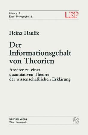 Der Informationsgehalt von Theorien von Hauffe,  H.