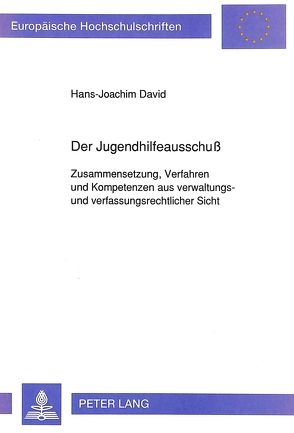 Der Jugendhilfeausschuß von David,  Hans-Joachim