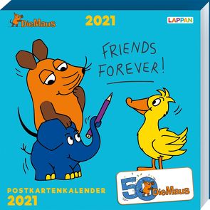Der Kalender mit der Maus – Postkartenkalender 2021 von Ossowski,  Ariane