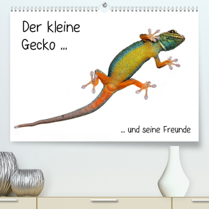 Der kleine Gecko und seine Freunde (Premium, hochwertiger DIN A2 Wandkalender 2023, Kunstdruck in Hochglanz) von Eppele,  Klaus